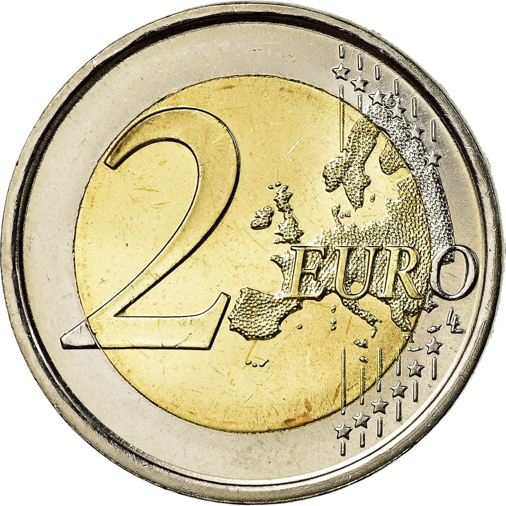 Spagna, 2 Euro, European Monetary Unit, 10th Anniversary, 2009, SPL-