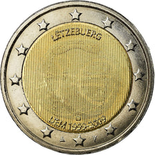 Luxembourg, 2 Euro, european monetary union 10 th anniversary, 2009, MS(63)