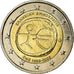Grecja, 2 Euro, 10 years euro, 2009, Athens, MS(63), Bimetaliczny, KM:227