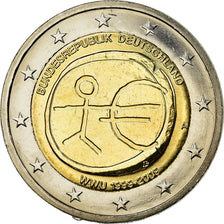 Bundesrepublik Deutschland, 2 Euro, EMU, 10th Anniversary, 2009, UNZ