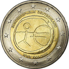 GERMANIA - REPUBBLICA FEDERALE, 2 Euro, EMU, 10th Anniversary, 2009, BB