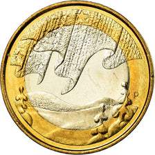 Finnland, 5 Euro, Hiver, 2012, UNZ, Bi-Metallic, KM:186