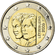 Luxembourg, 2 Euro, 2009, SUP, Bi-Metallic, KM:106