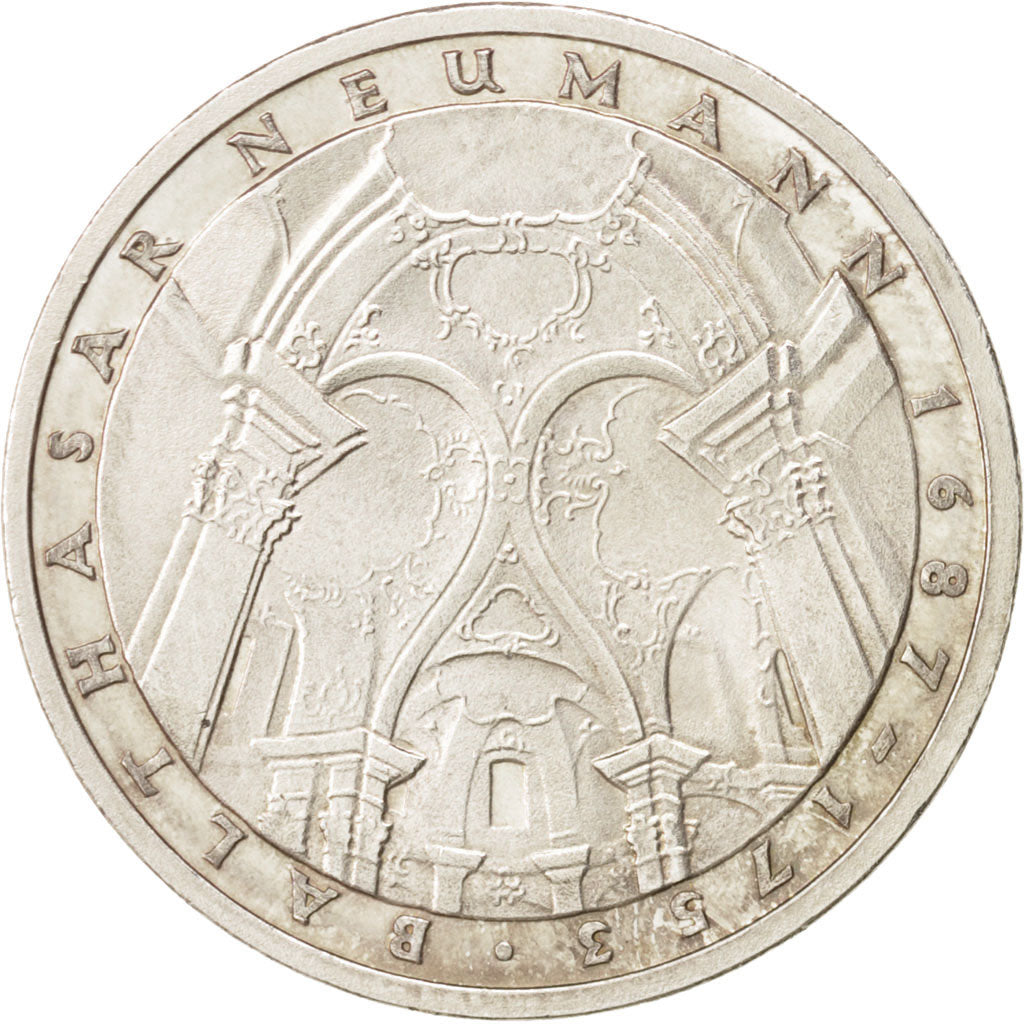 GERMANY - FEDERAL REPUBLIC, 5 Mark, 1978, Stuttgart, Germany, MS(60-62), Silv...