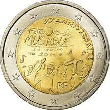 France, 2 Euro, Fête Musique, 2011, SPL, Bi-Metallic, Gadoury:13., KM:1789