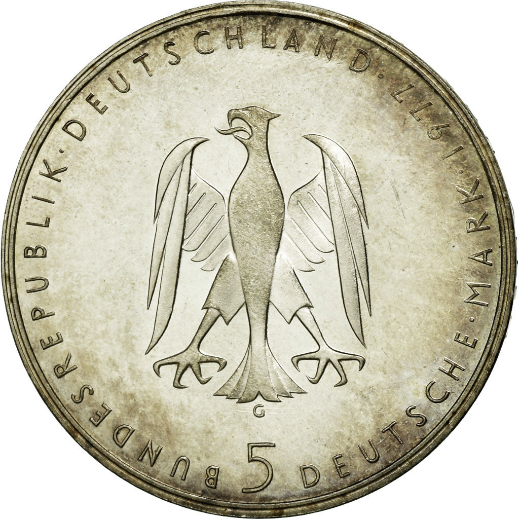 Monnaie, République fédérale allemande, 5 Mark, 1977, Karlsruhe, Germany