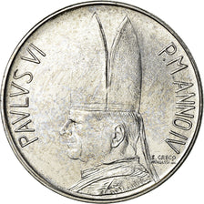 Moneta, CITTÀ DEL VATICANO, Paul VI, 100 Lire, 1966, SPL-, Acciaio