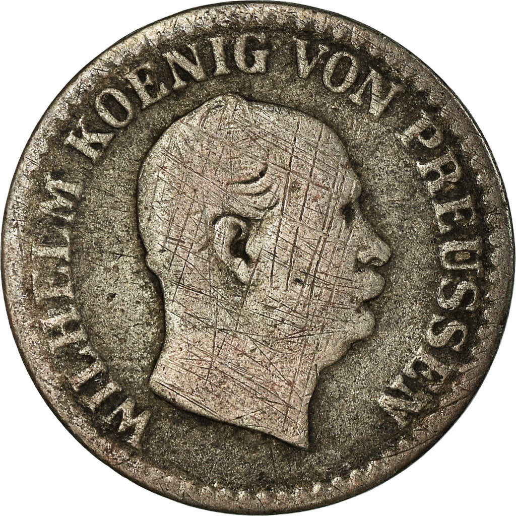 Moneta, Stati tedeschi, Silber Groschen, 1862, Berlin, MB, Argento, KM:485