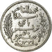 Münze, Tunesien, Muhammad al-Nasir Bey, 50 Centimes, 1915, Paris, VZ, Silber