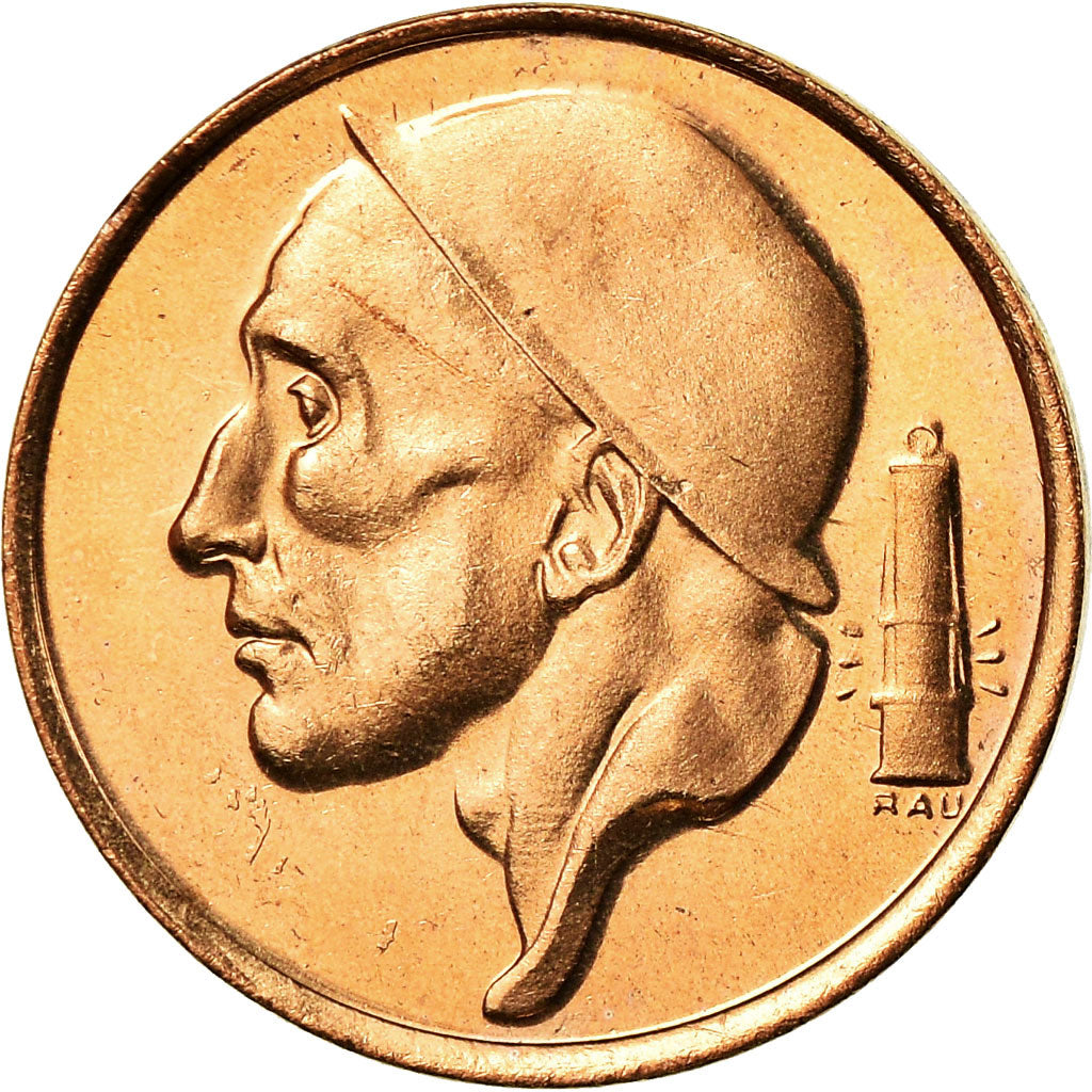 Moneta, Belgio, Baudouin I, 50 Centimes, 1990, FDC, Bronzo, KM:148.1