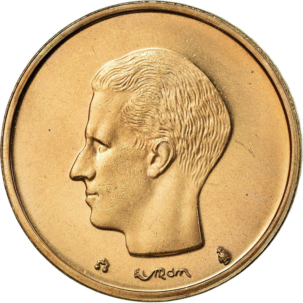 Moeda, Bélgica, 20 Francs, 20 Frank, 1991, MS(65-70), Níquel-Bronze, KM:160