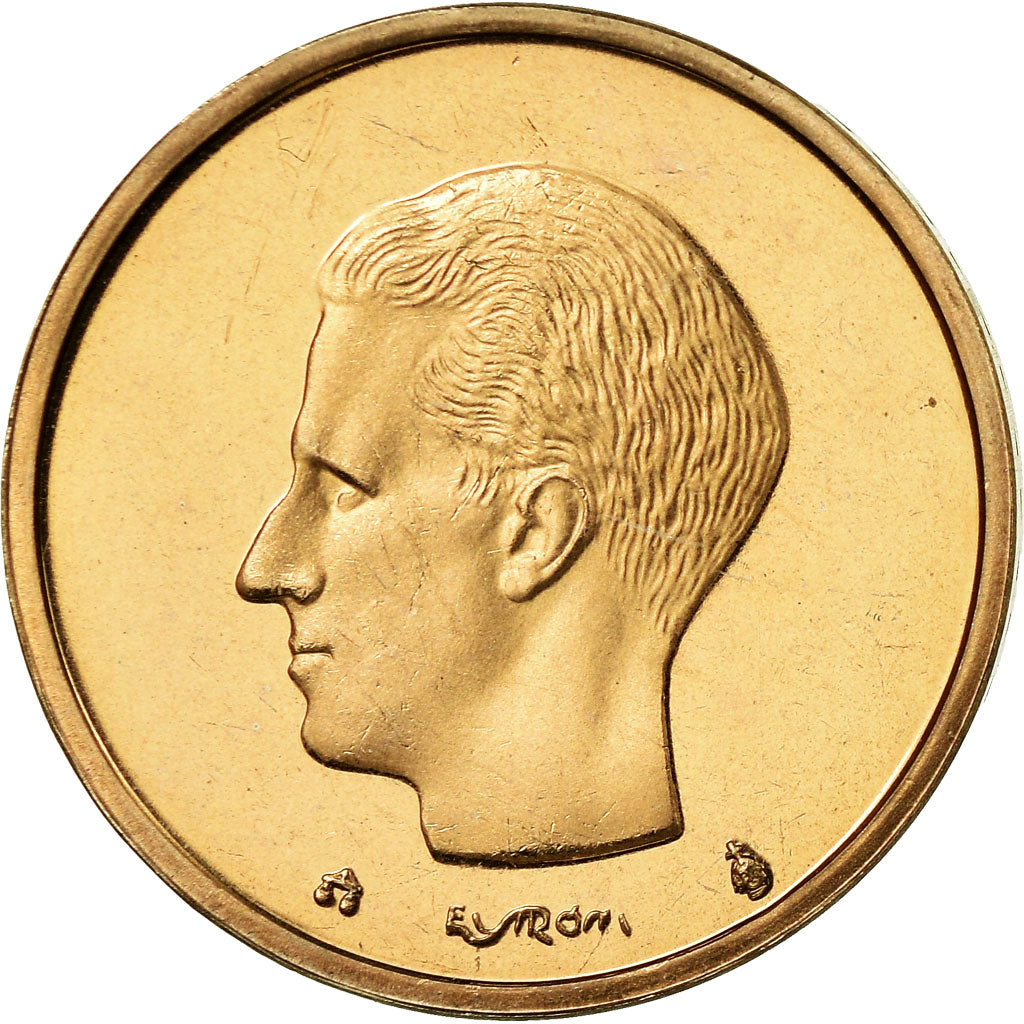 Moeda, Bélgica, 20 Francs, 20 Frank, 1993, MS(63), Níquel-Bronze, KM:159