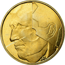 Münze, Belgien, 5 Francs, 5 Frank, 1993, UNZ, Brass Or Aluminum-Bronze, KM:164