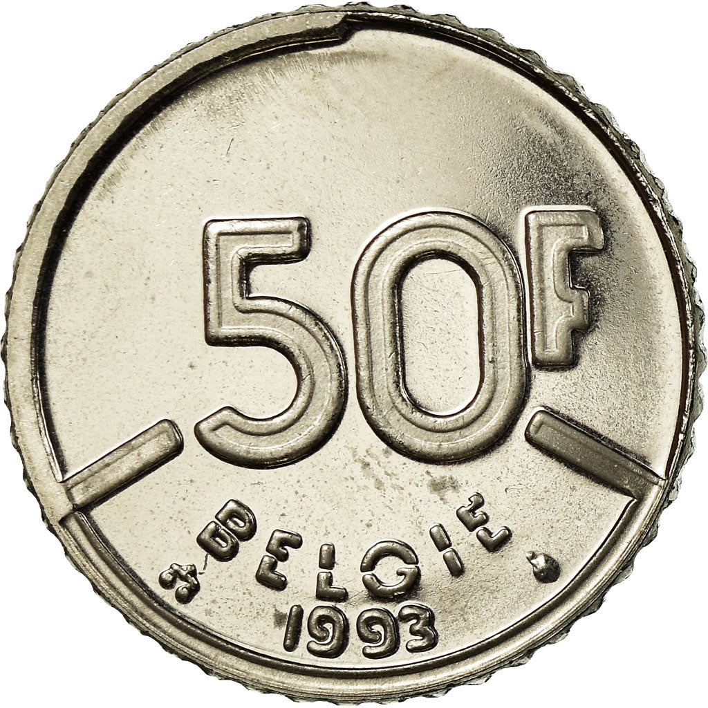 Moneta, Belgio, Baudouin I, 50 Francs, 50 Frank, 1993, Brussels, Belgium, SPL