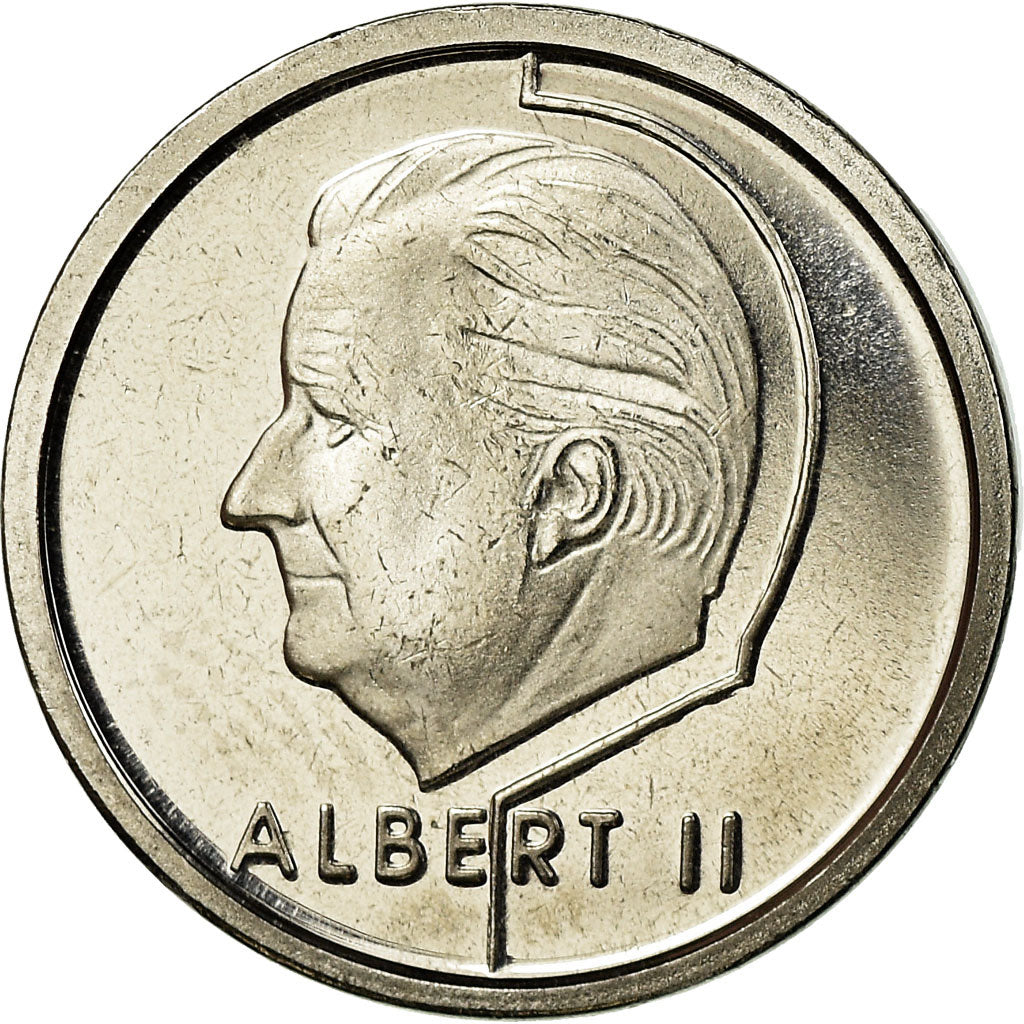 Moneta, Belgio, Albert II, Franc, 1996, Brussels, FDC, Ferro placcato nichel