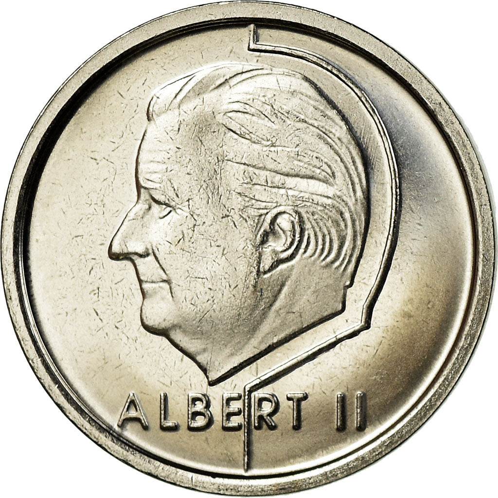 Moneta, Belgio, Albert II, Franc, 1997, Brussels, SPL-, Ferro placcato nichel