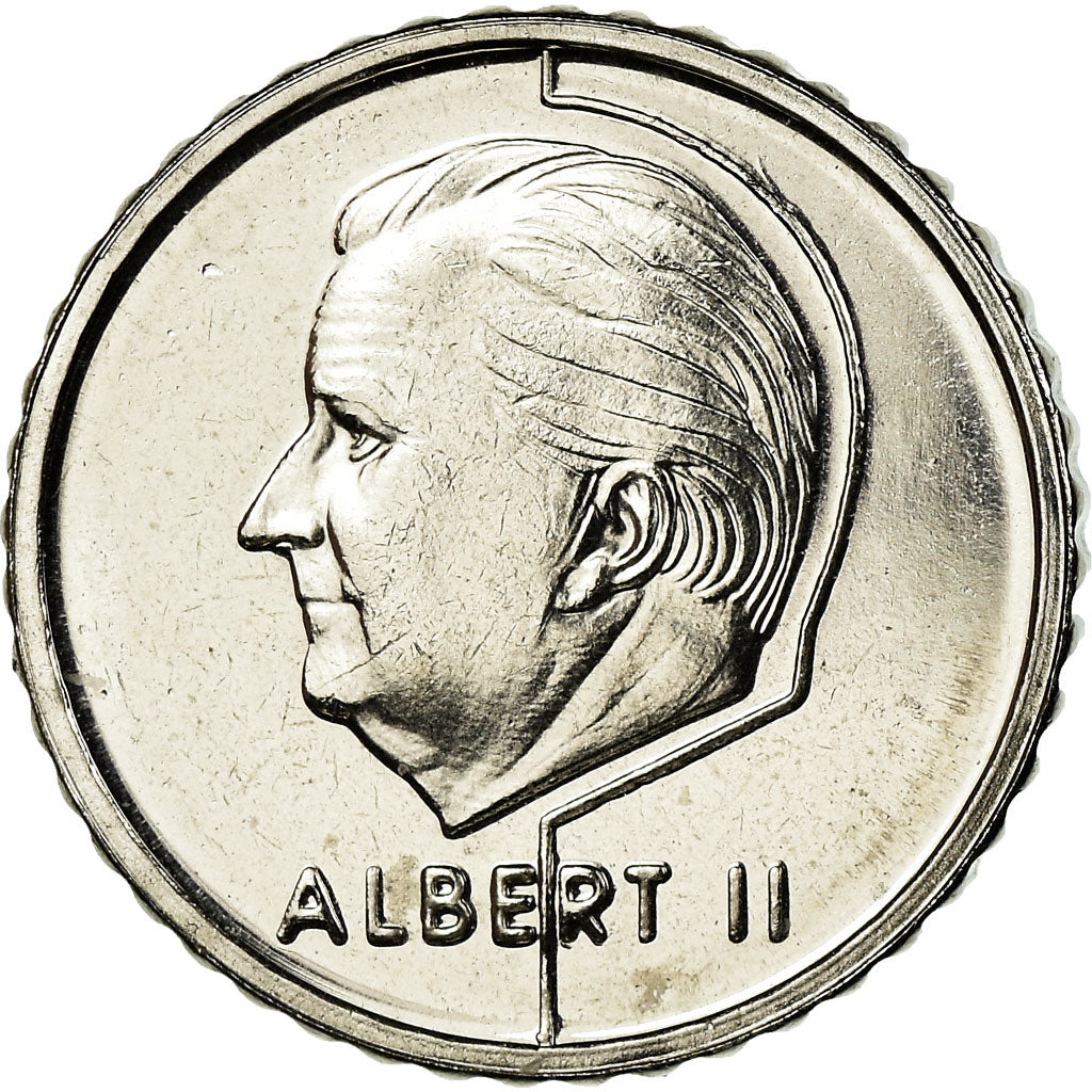 Moneta, Belgio, Albert II, 50 Francs, 50 Frank, 1997, Brussels, FDC, Nichel
