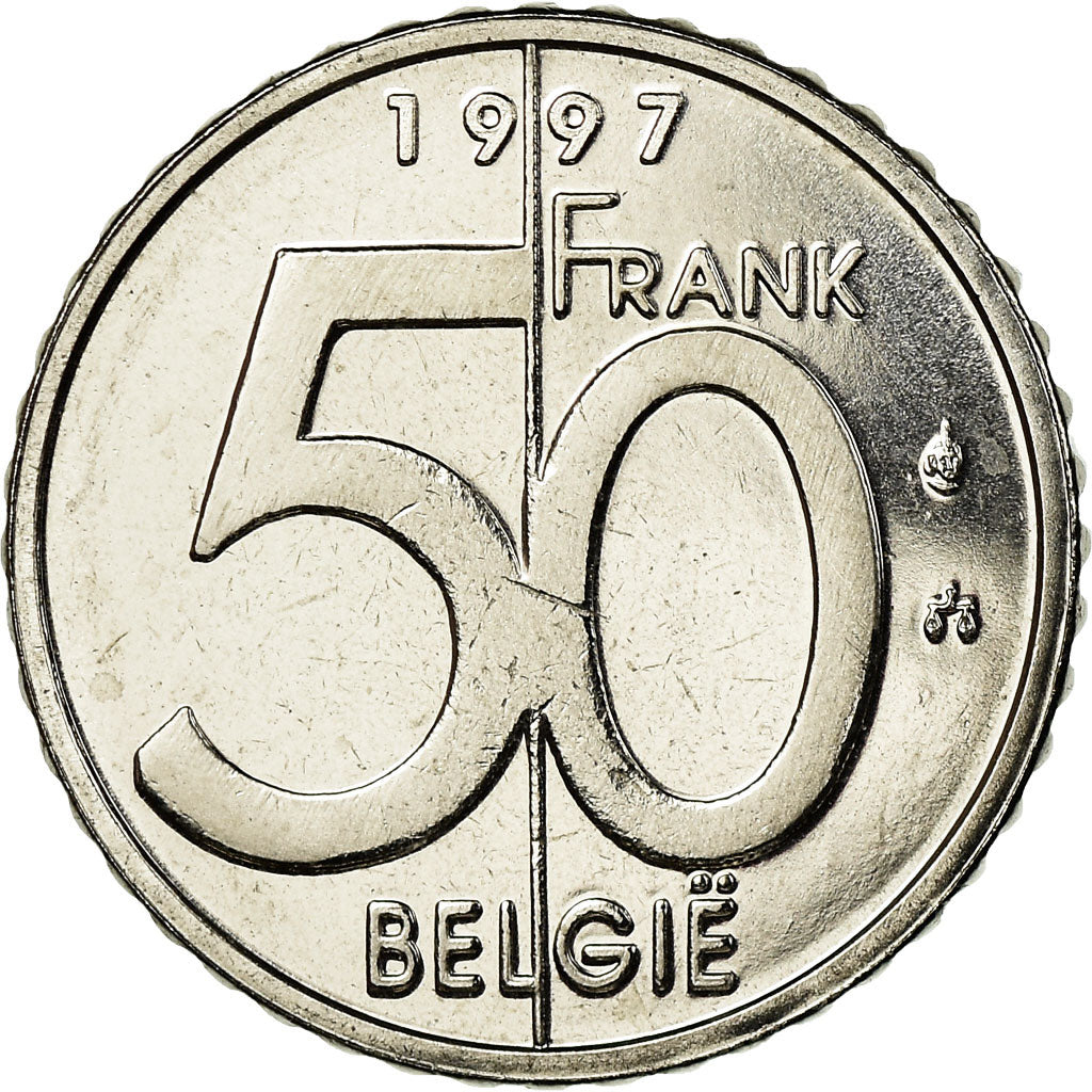 Moneta, Belgio, Albert II, 50 Francs, 50 Frank, 1997, Brussels, SPL, Nichel
