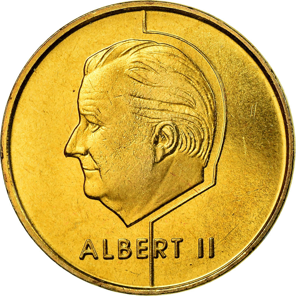 Münze, Belgien, Albert II, 5 Francs, 5 Frank, 1997, Brussels, UNZ
