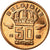 Moneta, Belgio, Baudouin I, 50 Centimes, 1998, FDC, Bronzo, KM:148.1