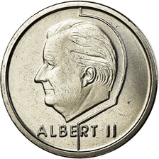 Coin, Belgium, Albert II, Franc, 1998, Brussels, MS(63), Nickel Plated Iron