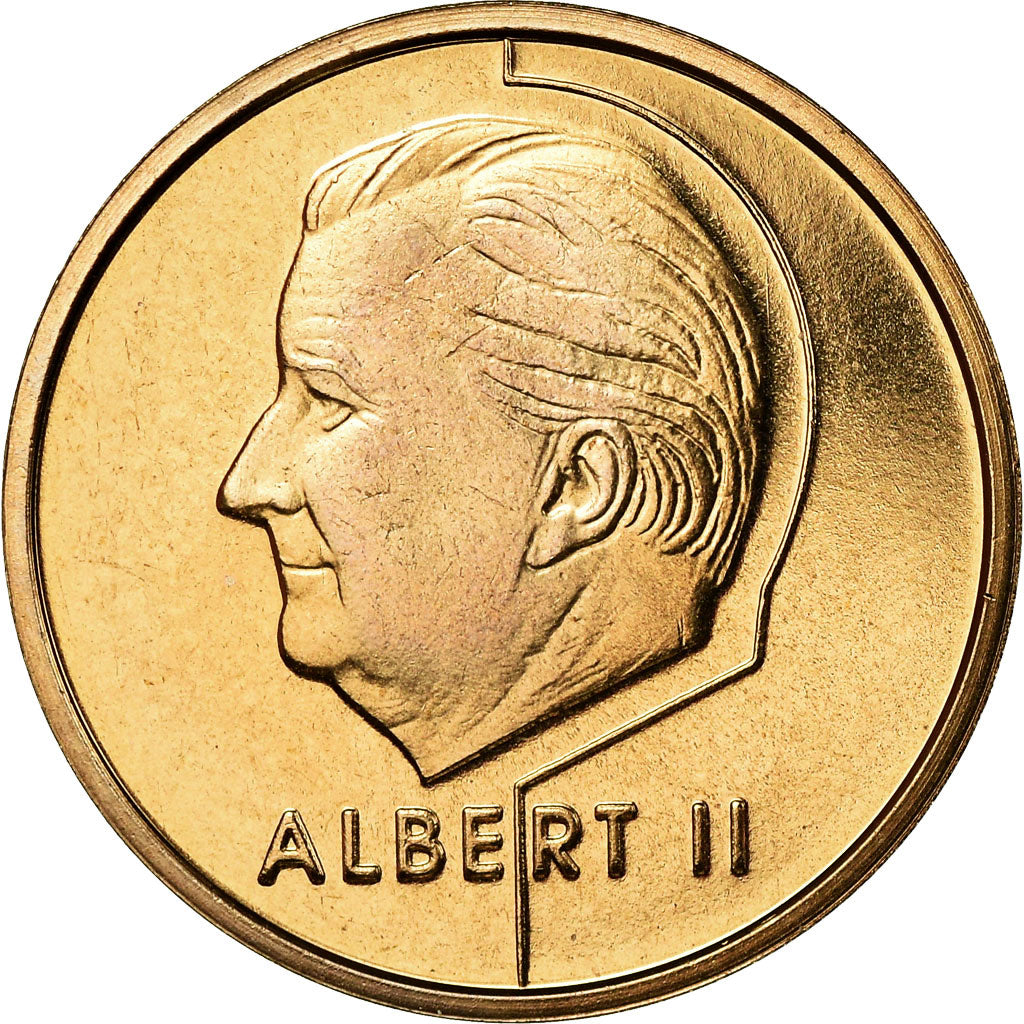 Münze, Belgien, Albert II, 20 Francs, 20 Frank, 1999, Brussels, UNZ