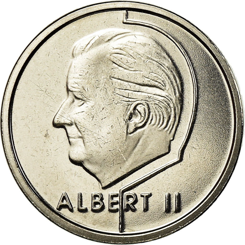 Moneta, Belgio, Albert II, Franc, 1999, Brussels, FDC, Ferro placcato nichel