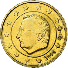 Bélgica, 10 Euro Cent, 2003, AU(55-58), Latão, KM:227