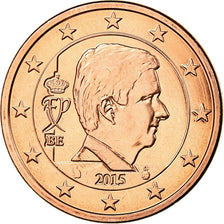 Belgio, 5 Euro Cent, 2015, SPL, Acciaio placcato rame, KM:New