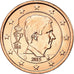 Belgien, 2 Euro Cent, 2015, VZ, Copper Plated Steel, KM:New