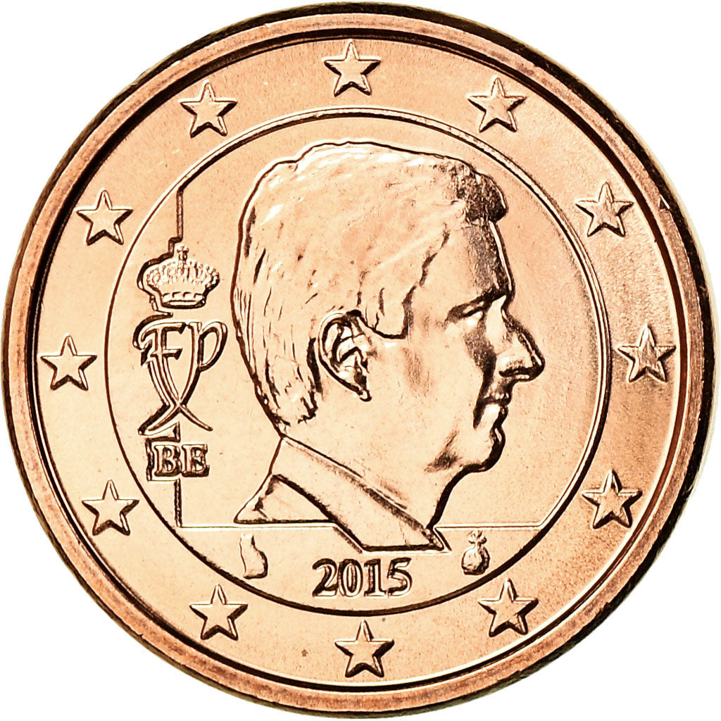 Belgio, Euro Cent, 2015, SPL, Acciaio placcato rame, KM:New
