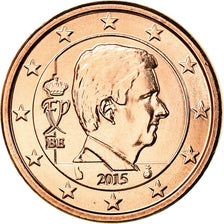 Belgio, Euro Cent, 2015, SPL, Acciaio placcato rame, KM:New