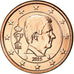 Belgio, Euro Cent, 2015, SPL, Acciaio placcato rame, KM:New