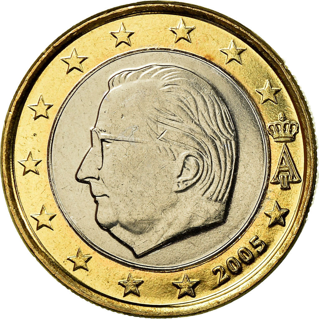 Belgium, Euro, 2005, AU(55-58), Bi-Metallic, KM:230