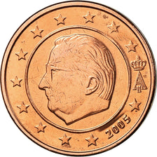 Belgien, 2 Euro Cent, 2005, VZ, Copper Plated Steel, KM:225