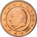 Belgien, 2 Euro Cent, 2005, VZ, Copper Plated Steel, KM:225
