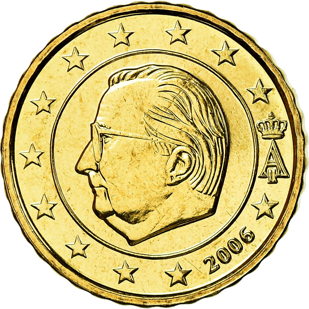 Bélgica, 10 Euro Cent, 2006, SC, Latón, KM:227