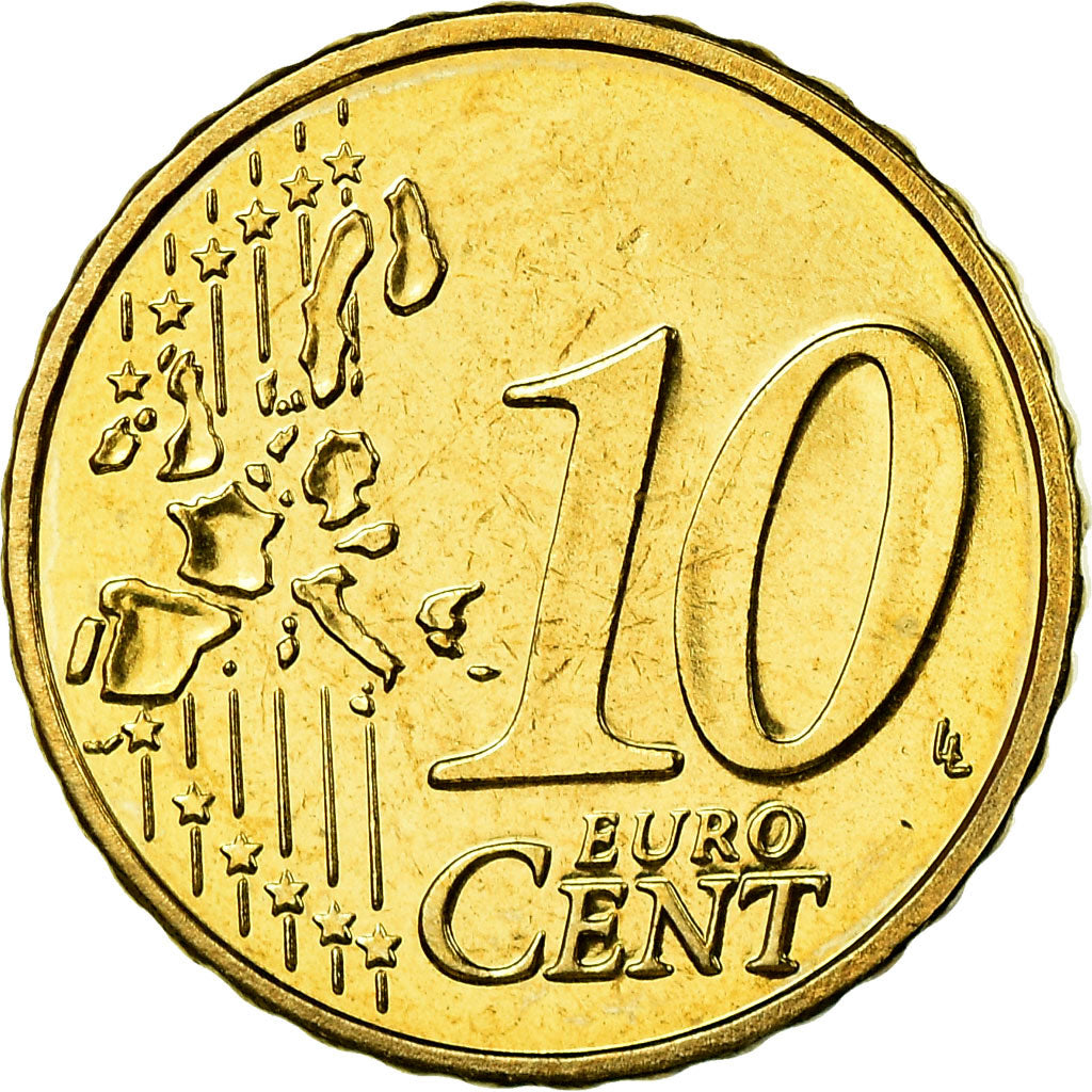Bélgica, 10 Euro Cent, 2006, SC, Latón, KM:227