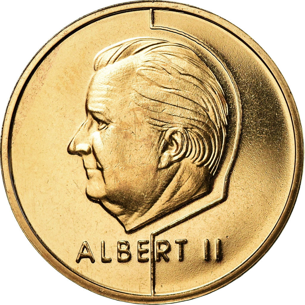 Moneta, Belgio, Albert II, 20 Francs, 20 Frank, 2001, Brussels, FDC