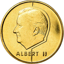 Moneda, Bélgica, Albert II, 5 Francs, 5 Frank, 2001, Brussels, SC, Aluminio -