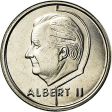 Moneta, Belgio, Albert II, Franc, 2001, Brussels, FDC, Ferro placcato nichel