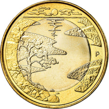 Finnland, 5 Euro, L'été, 2013, UNZ, Bi-Metallic, KM:196
