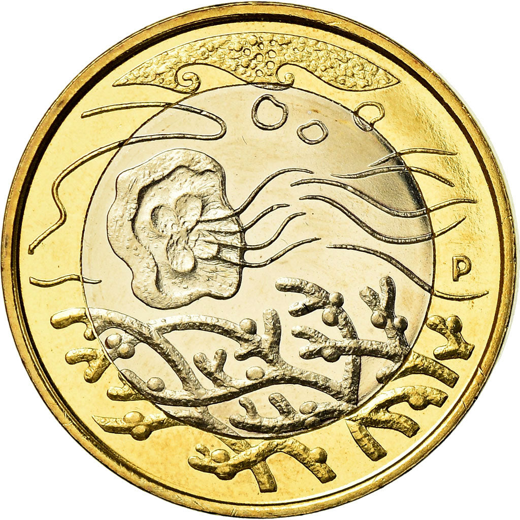 Finnland, 5 Euro, 2014, UNZ, Bi-Metallic