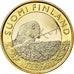 Finlandia, 5 Euro, Le castor en Satkunta, 2015, SPL, Bi-metallico, KM:240