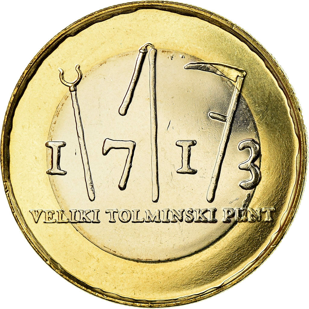 Slovenia, 3 Euro, 2013, SPL, Bi-metallico, KM:108