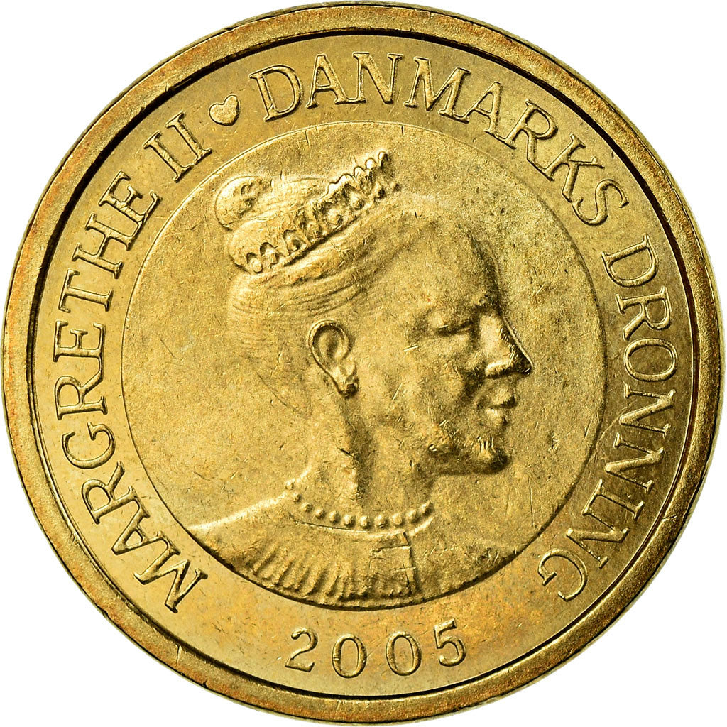 Münze, Dänemark, Margrethe II, 10 Kroner, 2005, Copenhagen, VZ