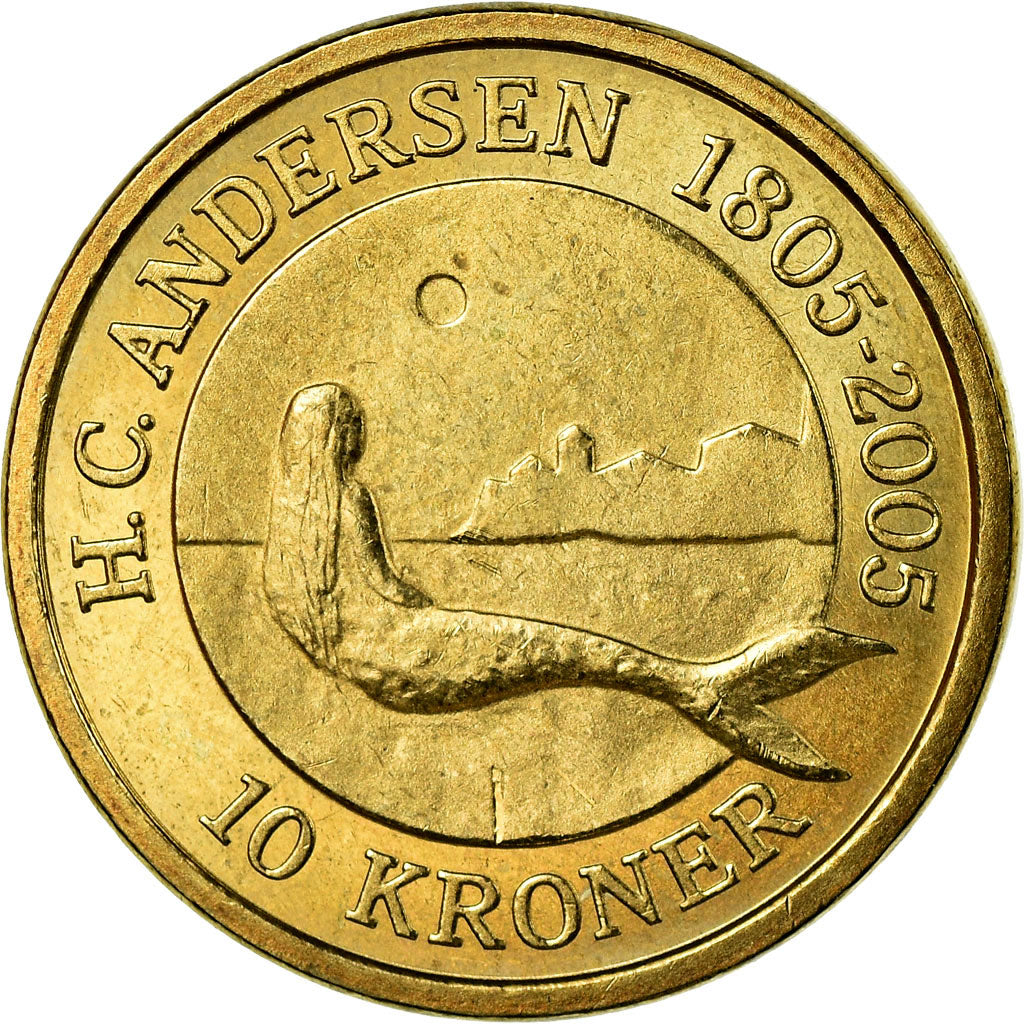 Münze, Dänemark, Margrethe II, 10 Kroner, 2005, Copenhagen, VZ