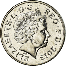 Münze, Großbritannien, Elizabeth II, 10 Pence, 2013, British Royal Mint, SS+