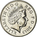 Münze, Großbritannien, Elizabeth II, 10 Pence, 2013, British Royal Mint, SS+