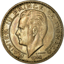 Moneta, Monaco, Rainier III, 100 Francs, Cent, 1950, BB+, Rame-nichel, KM:133